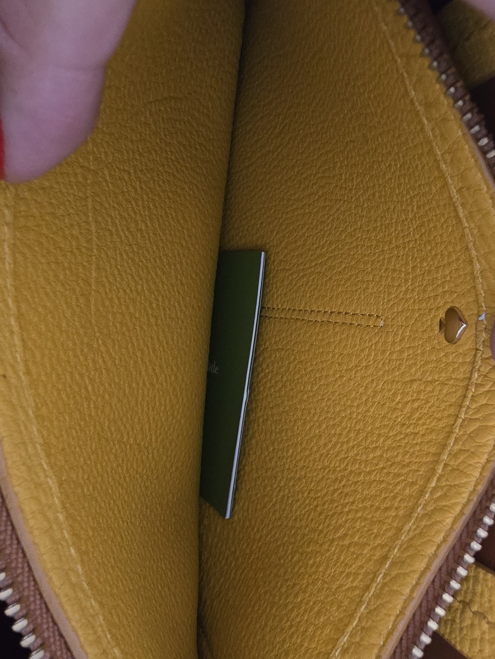 Kate Spade New York Hayes Street Leather Isobel in Saffron - Picture 11 of 14